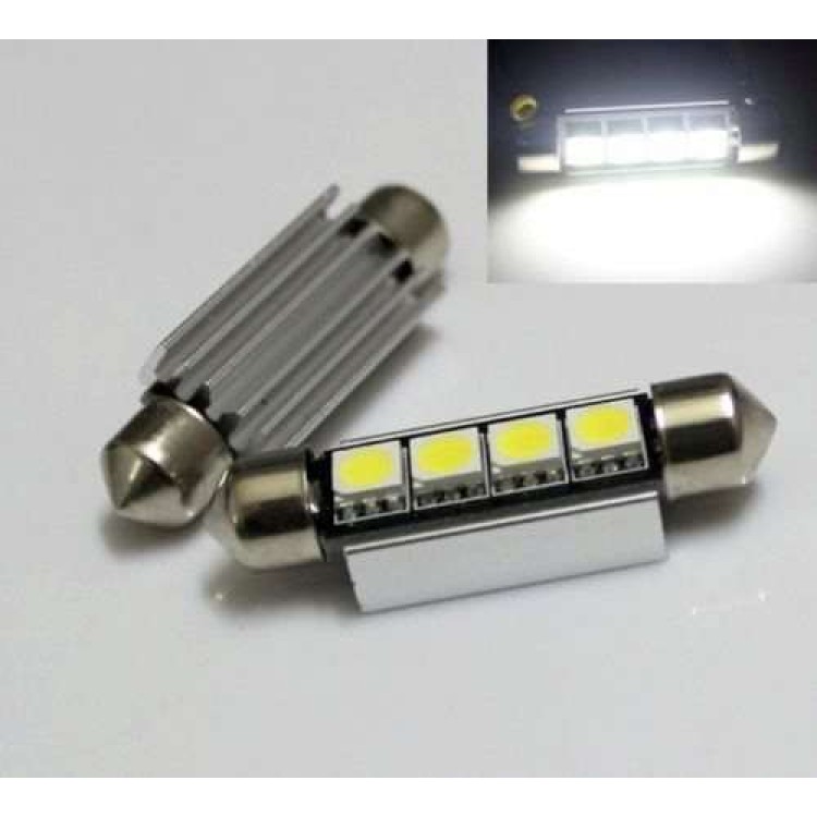 Led λάμπες 2x4 41 χιλιοστά SMD 5050 12v Canbus