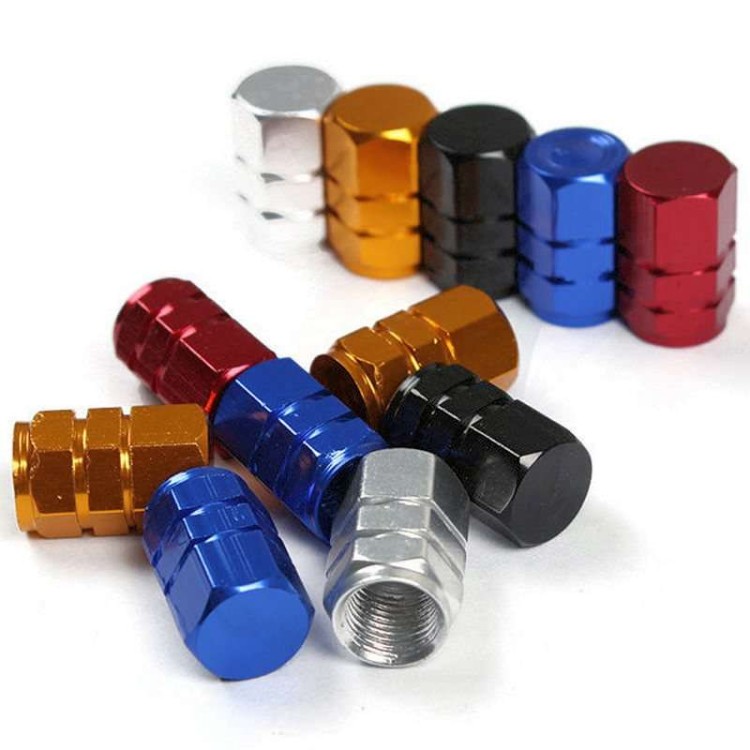 Αλουμινίου σετ καπάκια για βαλβίδες 4τμχ