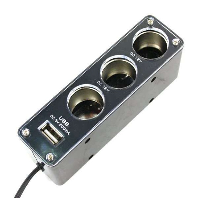 Αντάπτορας φορτιστής αναπτήρα αυτοκινήτου USB 12-24V