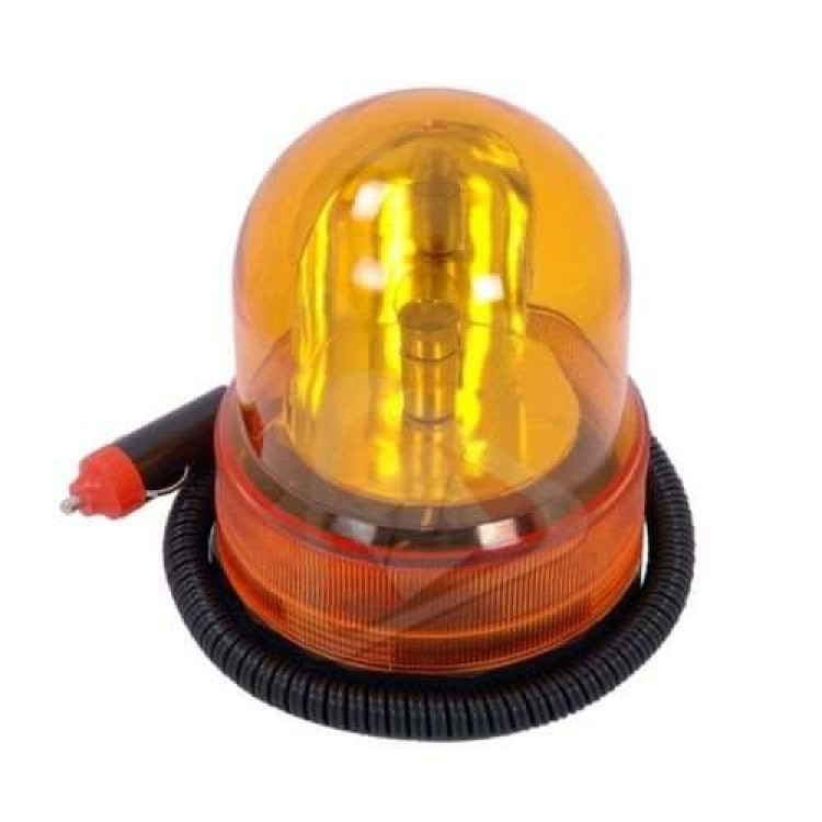 Μαγνητικός περιστρεφόμενος φάρος (Πορτοκαλί) 12V