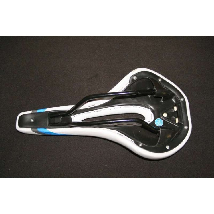 Αναπαυτική σέλα gel ποδηλάτου άσπρη