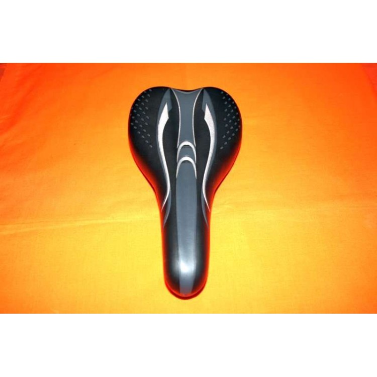 Αναπαυτική σέλα gel ποδηλάτου μαύρη