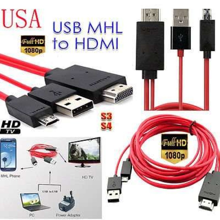 Καλώδιο MHL Micro USB-HDMI Samsung HDTV 2m