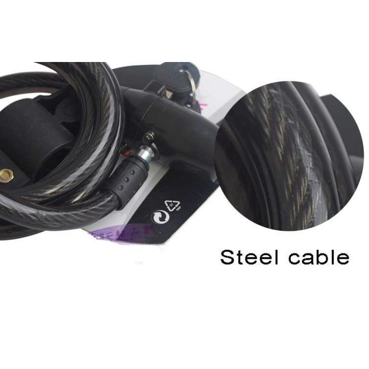 Κλειδαριά με συναγερμό και βάση 90db ποδηλάτου