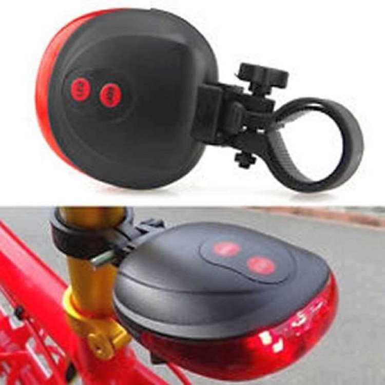 Πίσω φώς ποδηλάτου με laser και Led