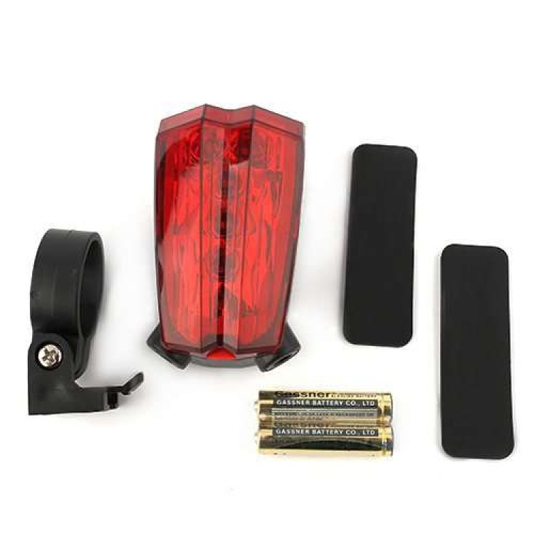 Ποδηλάτου πίσω κόκκινο φως Led-Laser