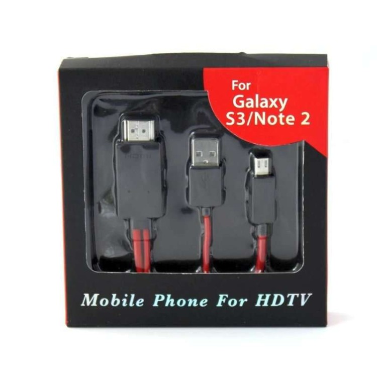 Καλώδιο MHL Micro USB-HDMI Samsung HDTV 2m