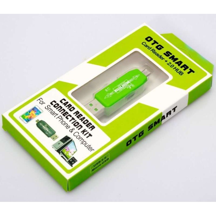 Προσαρμογέας OTG Micro USB σε SD-USB για smartphone