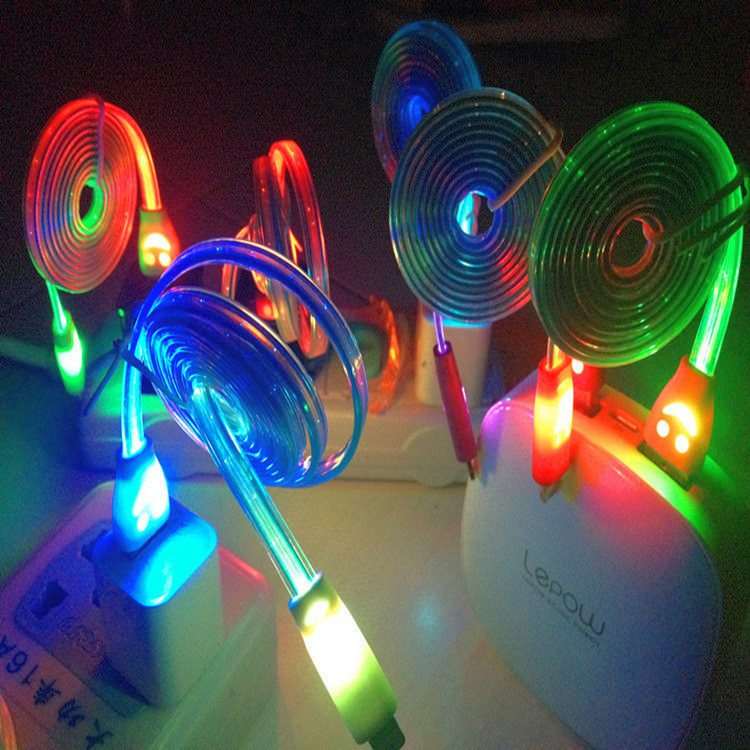 Καλώδιο micro-USB με LED φωτισμό