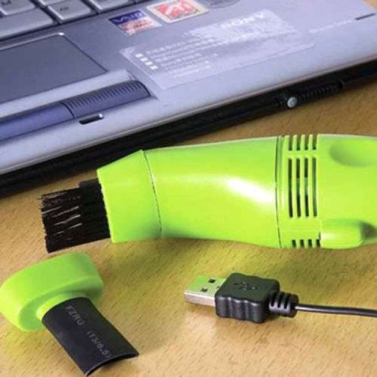 Σκουπάκι βουρτσάκι συλλέκτης σκόνης usb για πληκτρολόγια