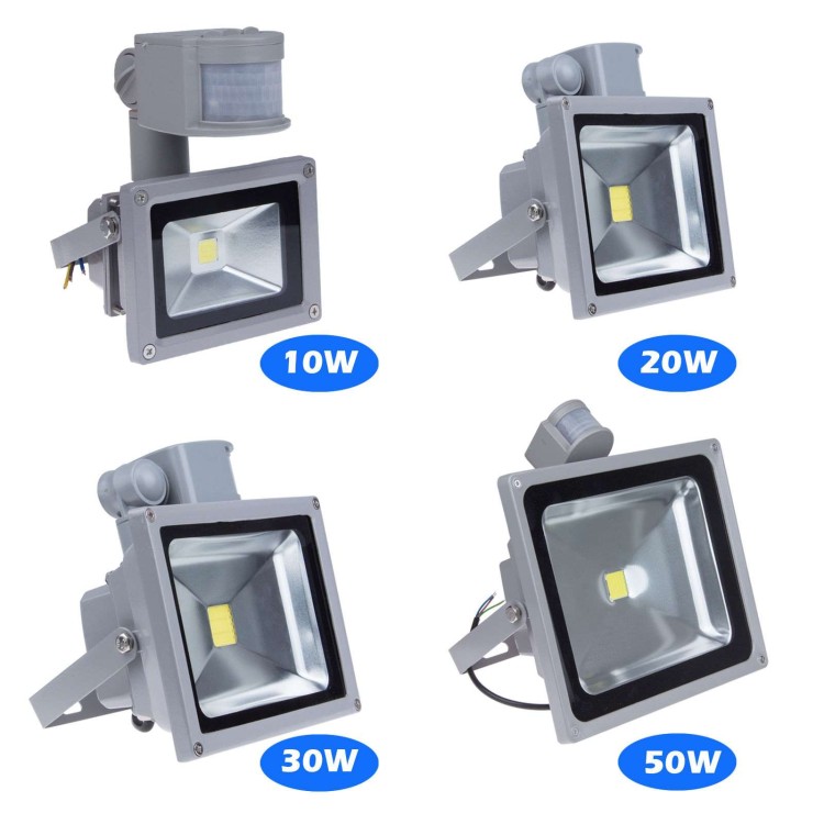 Προβολέας Led με ανιχνευτή κίνησης 10w/20w/30w/50w (Εξοικονόμησης ρεύματος)