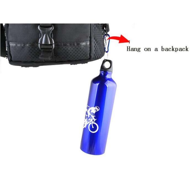 Μπουκάλι αλουμινίου 750ml για Ποδηλασία - Πεζοπορεία