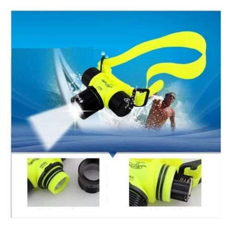 Φακός κεφαλής υποβρύχιος 30m 200-800lum