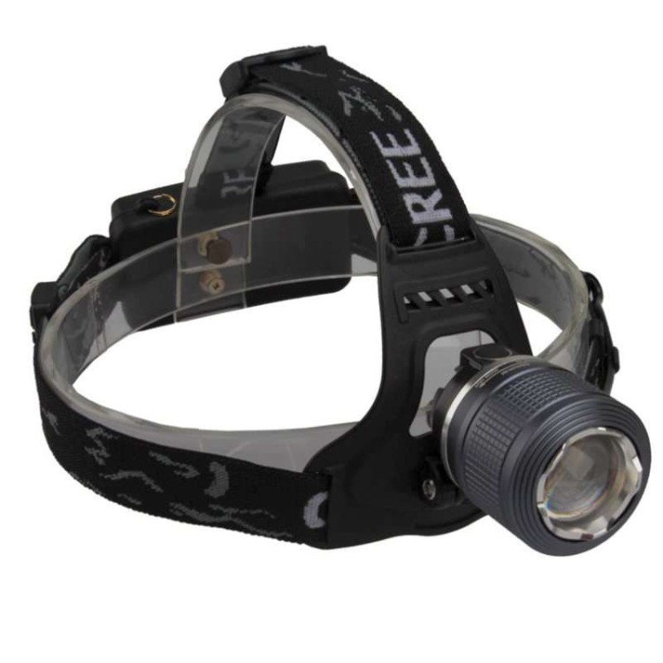 Φακός κεφαλής ζουμ 1800Lm & 2x18650 μπαταρίες Li-ion