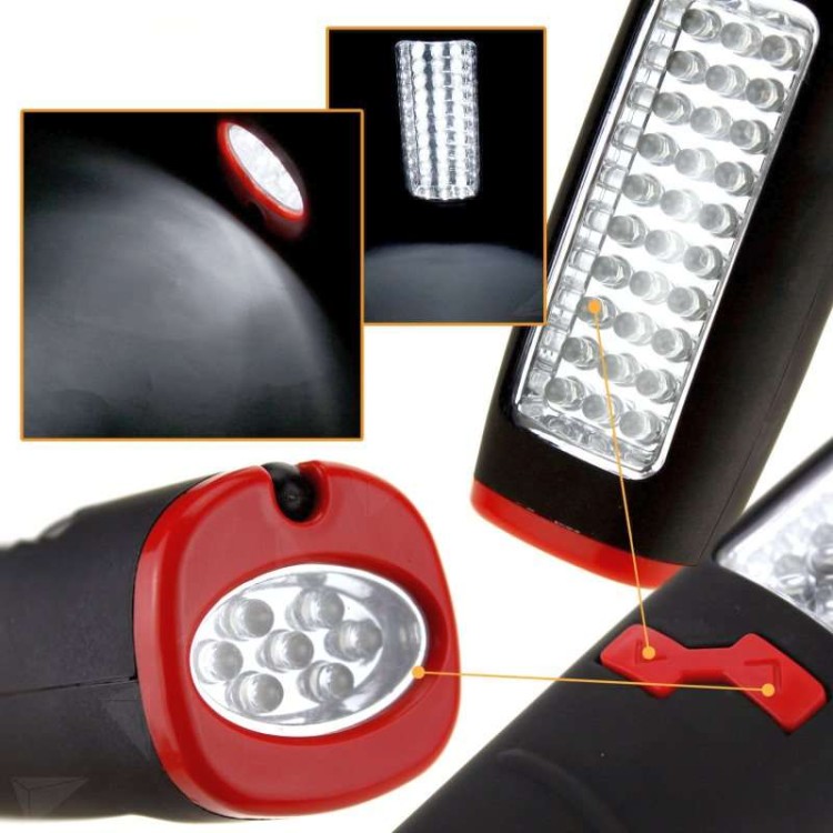 Φακός εργασίας Led με ενσωματωμένο μαγνήτη και γάντζο