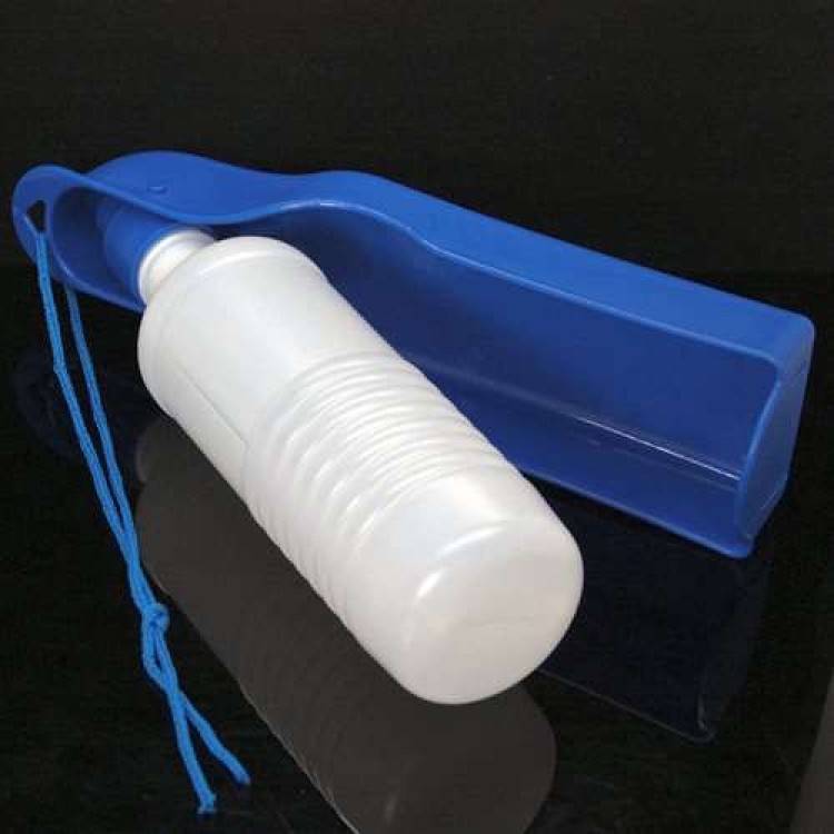 Φορητό μπουκάλι σκύλου ποτίστρα 500ml