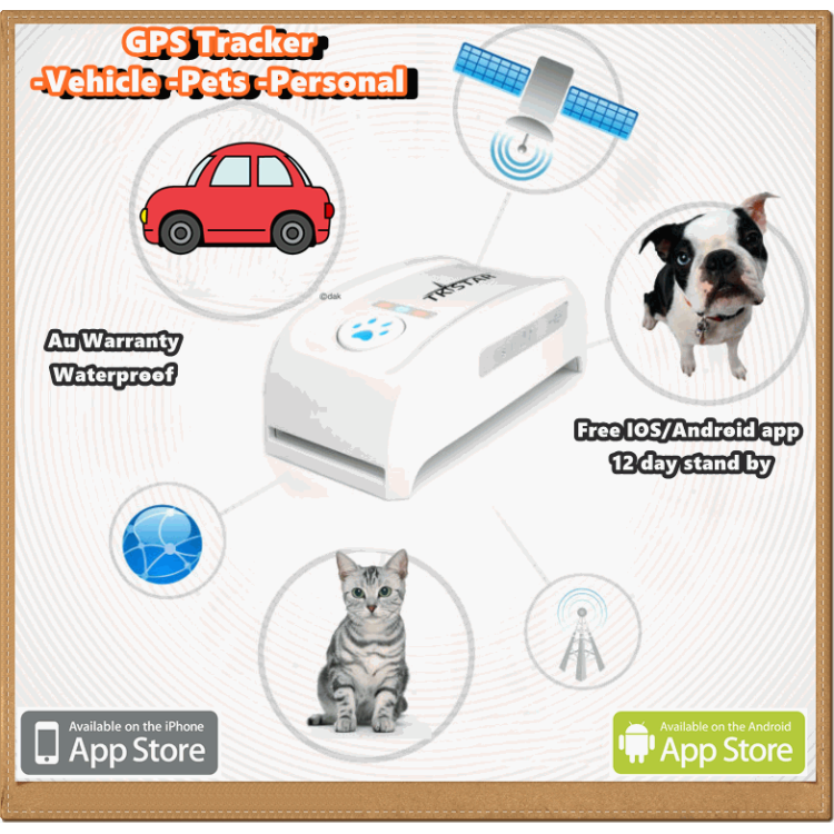 GPS GSM Pet Tracker εντοπισμού σε πραγματικό χρόνο