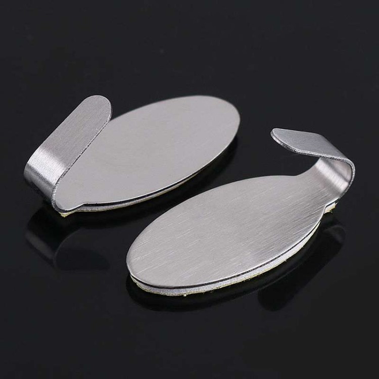 Αυτοκόλλητα μεταλλικά άγκιστρα κουζίνας-μπάνιου