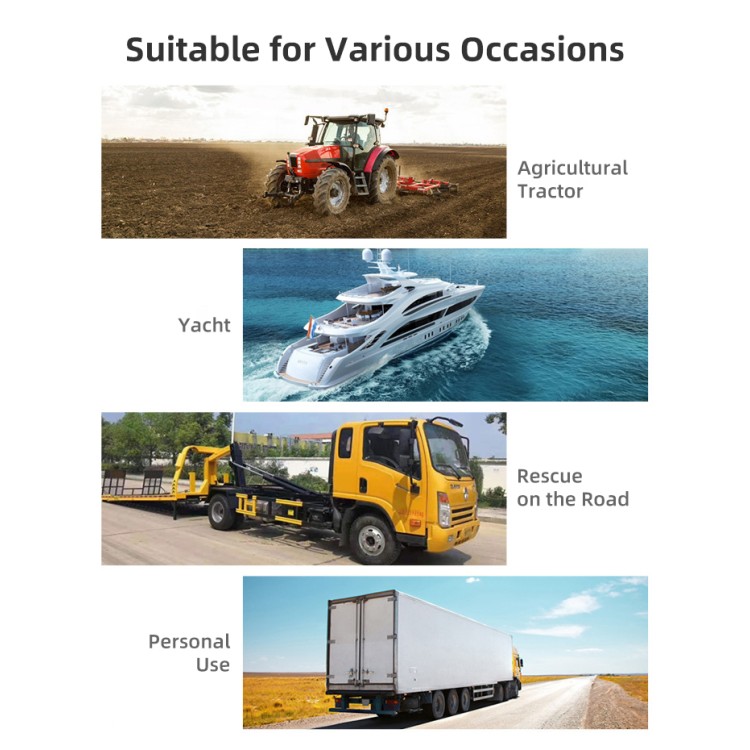 Jump Starter 12v-24v Μπαταρία Λιθίου 3000A