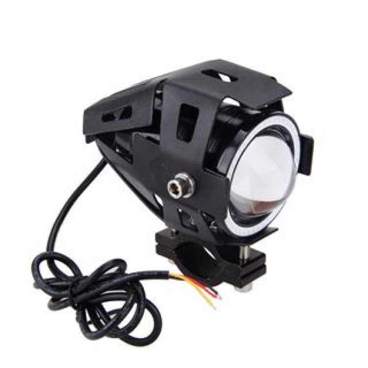 Προβολείς Μοτοσυκλέτας 15W U7 Led 12-80V με φώς ημέρας (2τμχ)