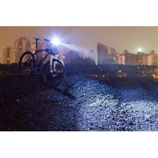 Φακός Led Ποδηλάτου-Πεζοπορίας Led 6000Lm+2 μπαταρίες(Li-ion)