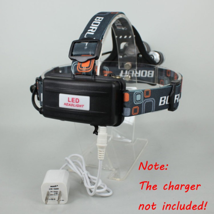 Φακός Led Ποδηλάτου-Πεζοπορίας Led 6000Lm+2 μπαταρίες(Li-ion)