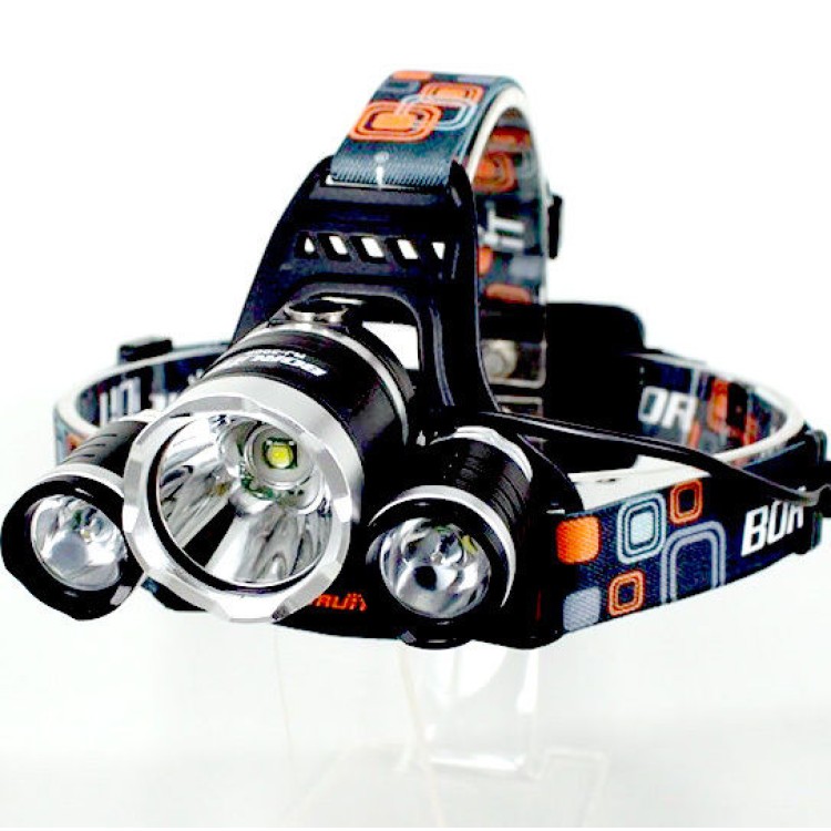 Φακός Led Ποδηλάτου-Πεζοπορίας Led 6000Lm+2 μπαταρίες(Li-ion)