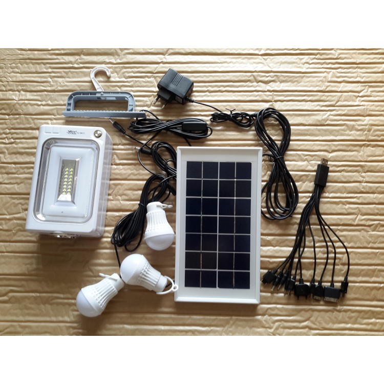 Σύστημα ηλιακής ενέργειας με επαναφορτιζόμενη μπαταρία 2200mAh