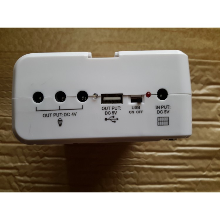 Σύστημα ηλιακής ενέργειας με επαναφορτιζόμενη μπαταρία 2200mAh